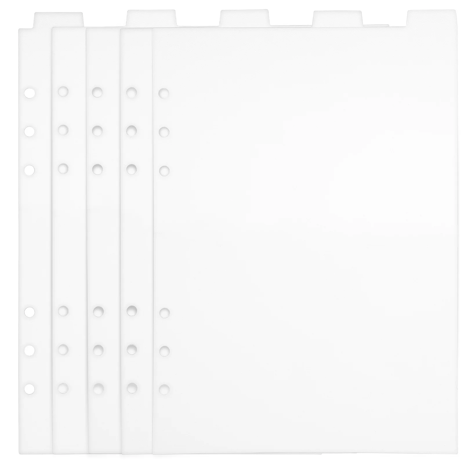 Clear Binder Dividers A5 Notebook Divider PVC Tab Dividers Binder Page Dividing Supply Save Time Notebook Accessory
