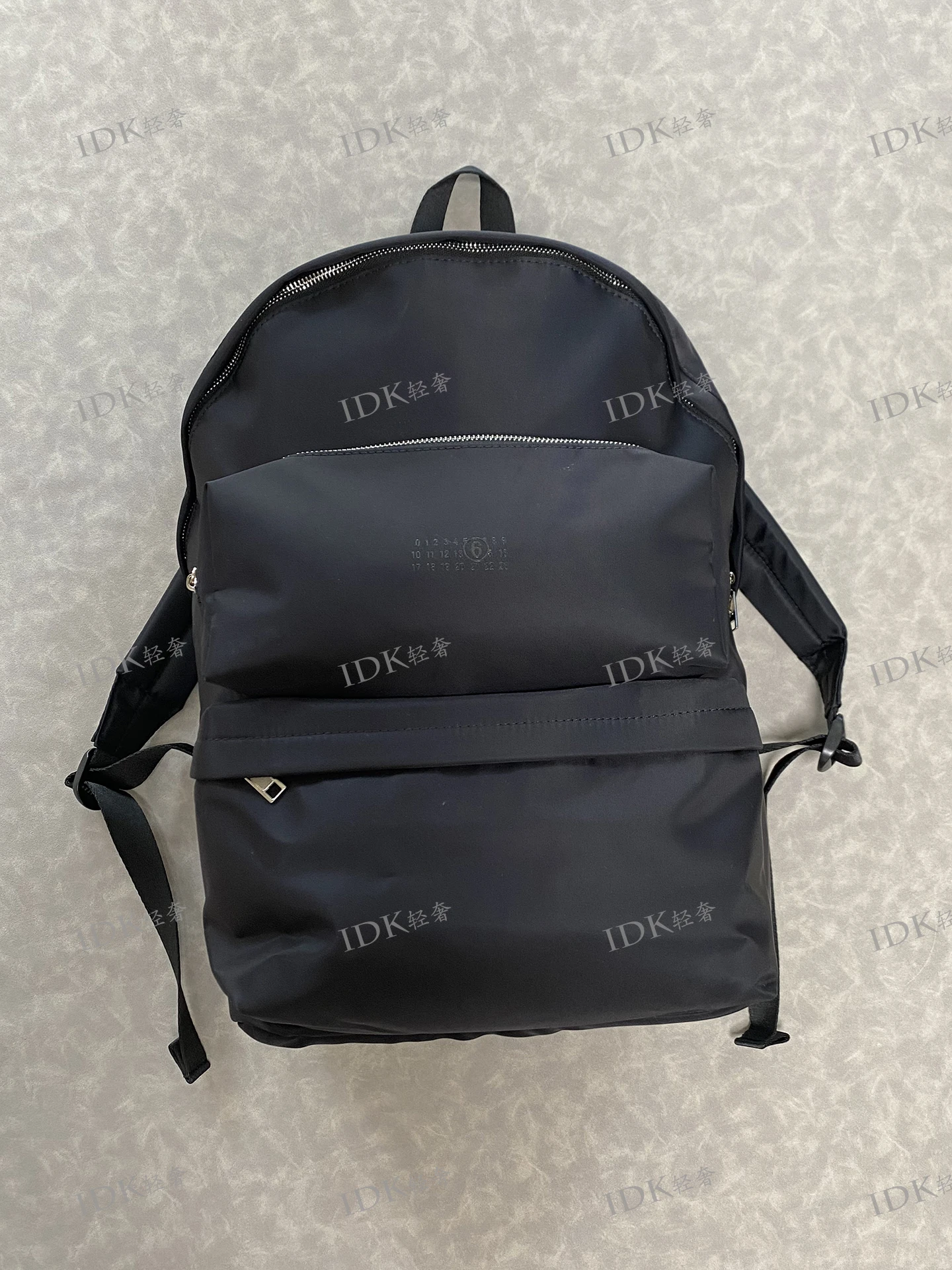 M6 Unisex Minimalist Nylon Backpack Multi Pockets Water Resistant Lightweight Student School Bag Daily Commute Laptop Daypack