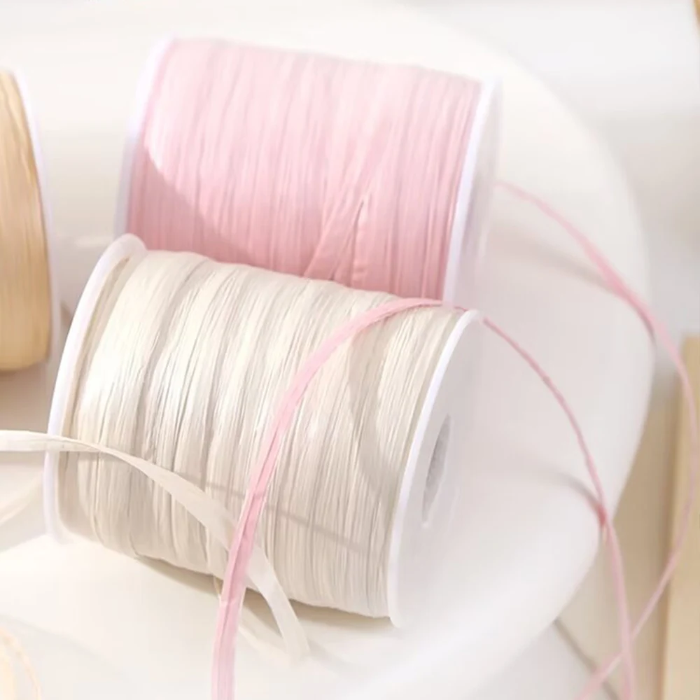 120 Meters Imitation Cotton Grass Lafite Grass Thread Lafite grass Yarn summer DIY Crochet hat,bag,knitting yarn Home decoration