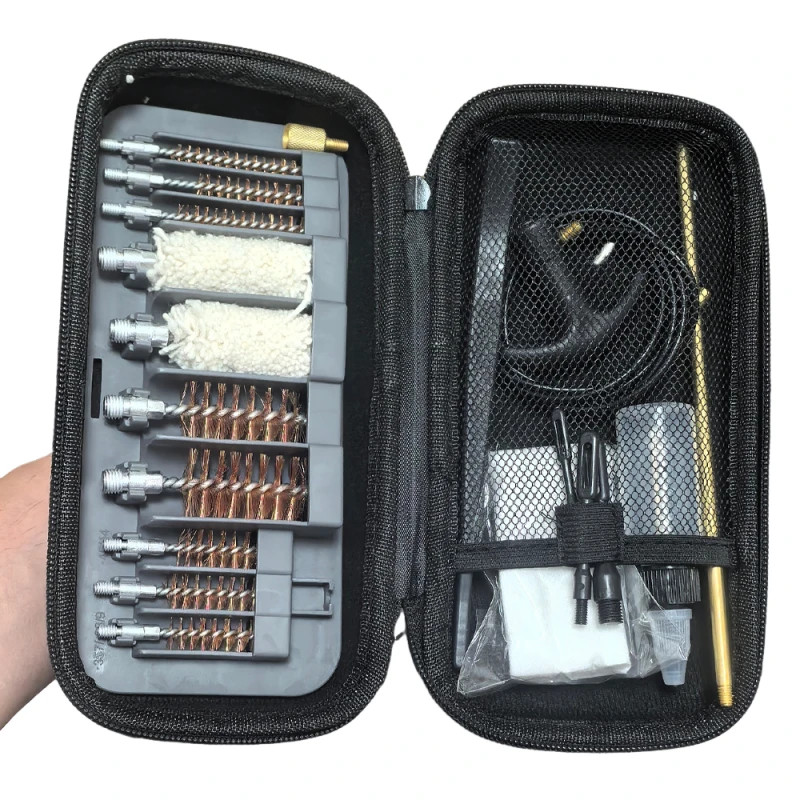 Multi-Purpose Cleaning Kit with Storage Bag, Flexible Cleaning Brushes, Pipe Dredging Tools and Detail Cleaning Accessories view 3