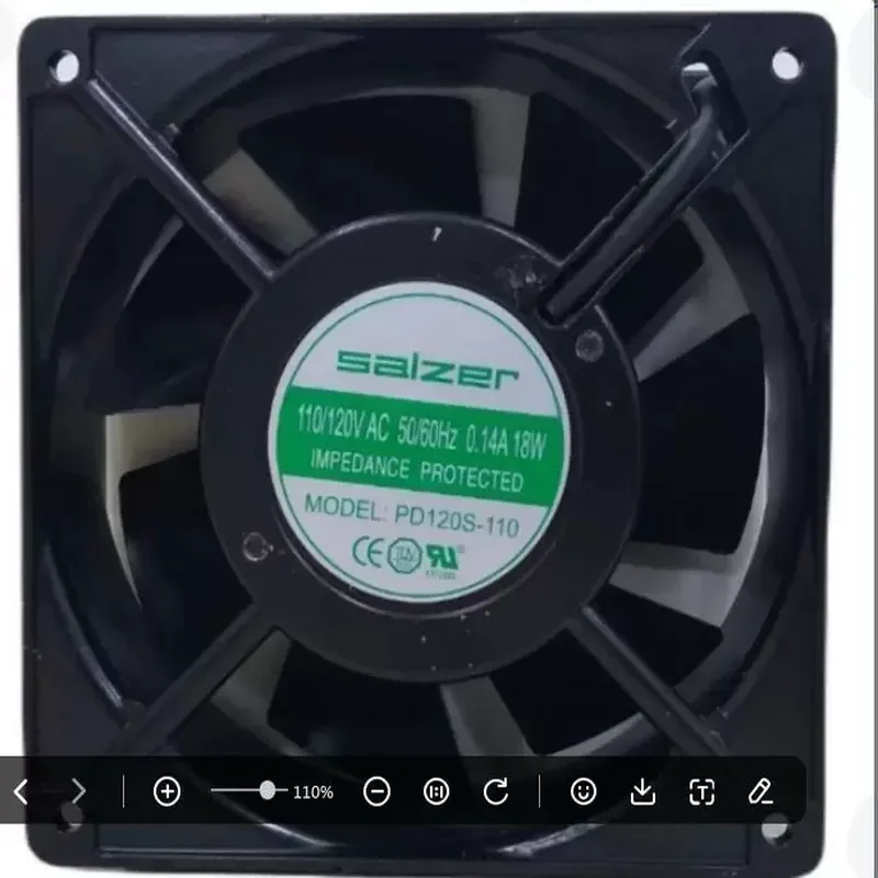 for PD120S-4-110 120V 0.14A 18W for PD120S-24-220 for PD180B-220 Cooling Fan