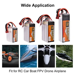 RC Battery 22.2V 1500/2200/3500/4000/4500/5000/6000mAh 6S 30C/45C with XT60/T Plug For RC Drone Car Truck Helicopter Boat