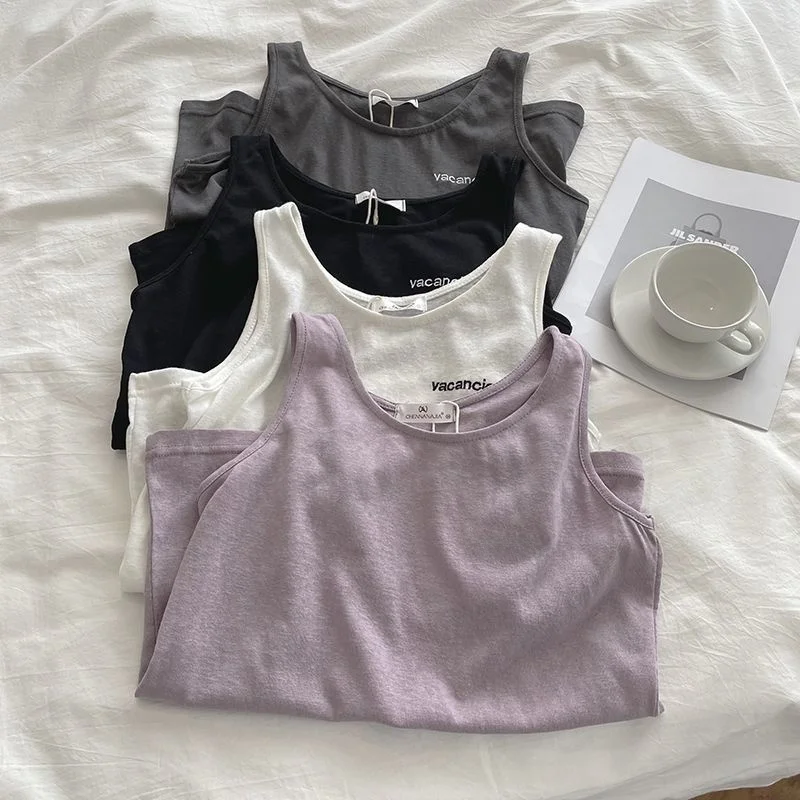 

plus Size Women's Fashionable Sleeveless Vest Loose Fit Summer Casual Top Thin Style Versatile Meat Concealing Trendy 2023