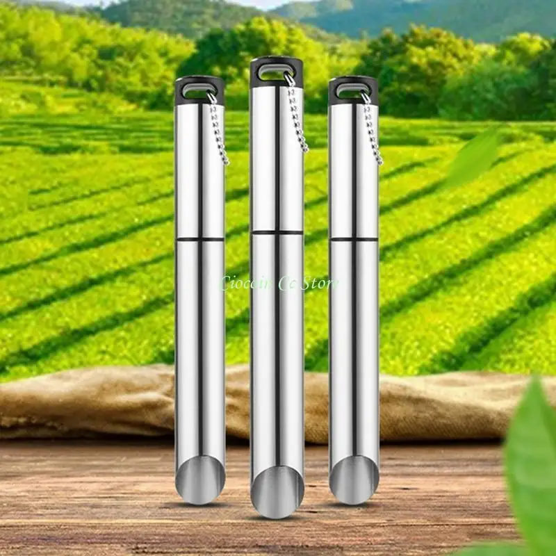 X90F Garden Bulb Planter Garden Bulb Transplanters Tool Stainless Soil Release Tool for Transplanting Digging Planting Flower