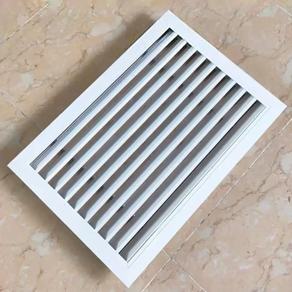 New Aluminum Alloy Air Vent Grille White Square Return Air Grill Vent Cover Houses