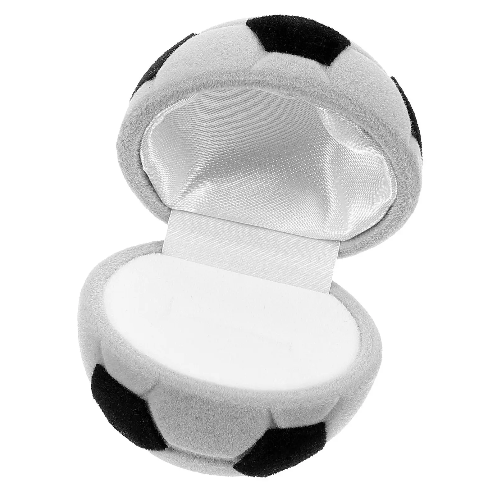 

Silky Jewelry Box Lightweight Soccer Ring Case Wedding Proposal Engagement Ring Holder Organizer Jewelry Box for Rings