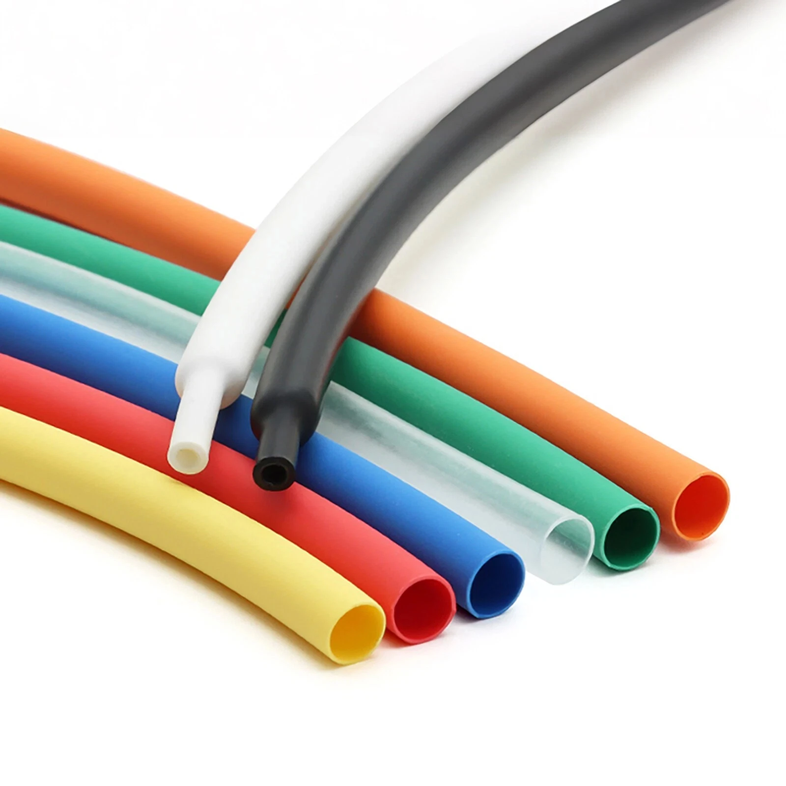 1/2Meter Dia 6.5 7 8 9 10 12 14 16 20 25 28 30 35 40 45 50-210mm Heat Shrink Tube 2:1 Polyolefin Thermal Cable Sleeve Insulated