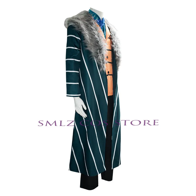 Sir Crocodile Cosplay Anime Cosplay coccodrillo Mr 0 Costume parrucca uniforme mantello vestito Halloween Party Outfit per uomo donna