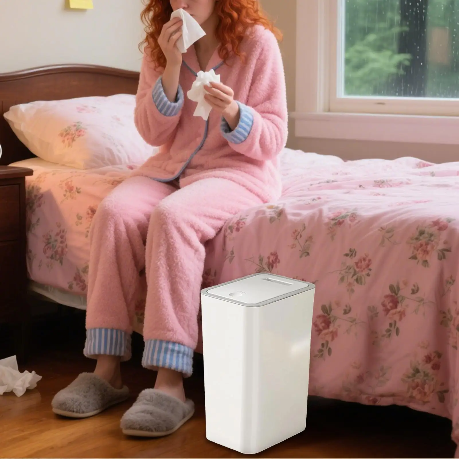 

Мусорное ведро для ванной комнаты 10 л, корзина для мусора с крышкой, мусорное ведро для спальни, кухни, офиса, дома, отеля, гостиной, ресторана