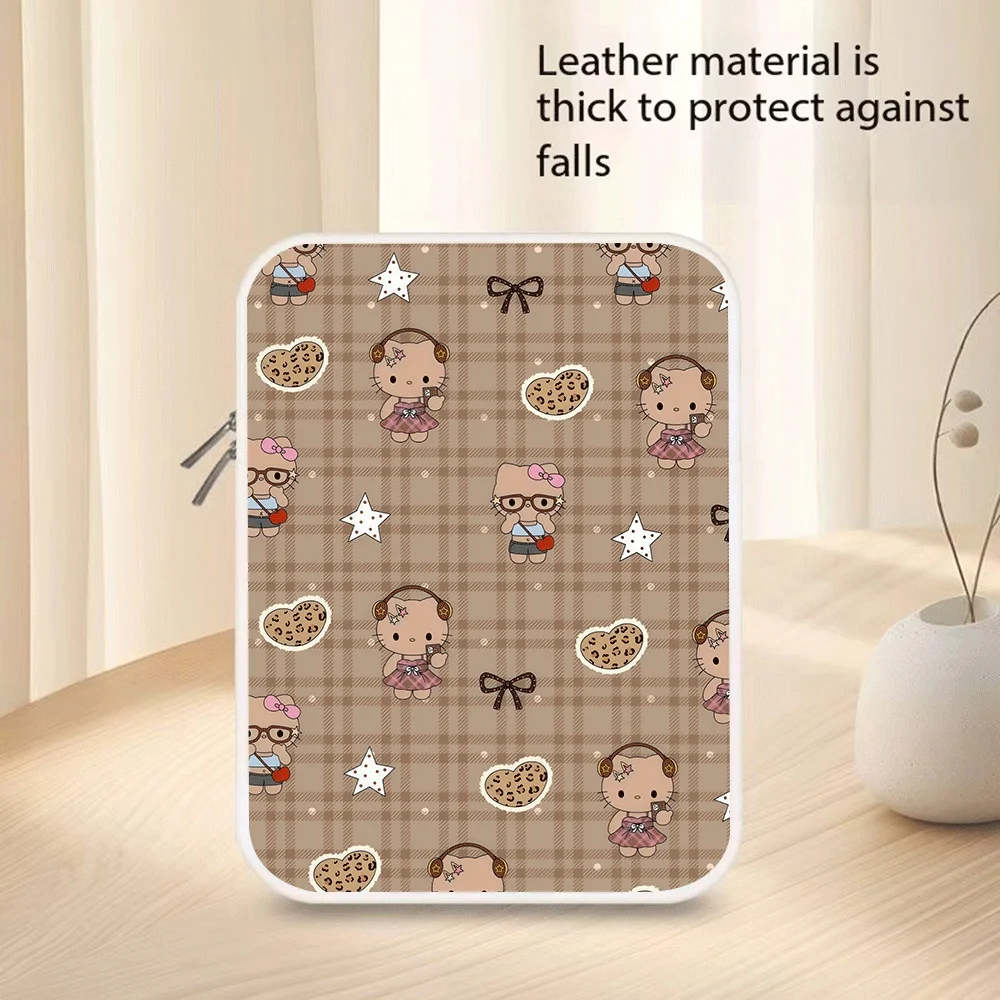 

Чехол для ноутбука Hello Kitty Kuromi 10, 11, 12, 13, 14, 15 дюймов, сумка для планшета из ПУ, сумка для хранения, чехол для ноутбука Macbook, подарок