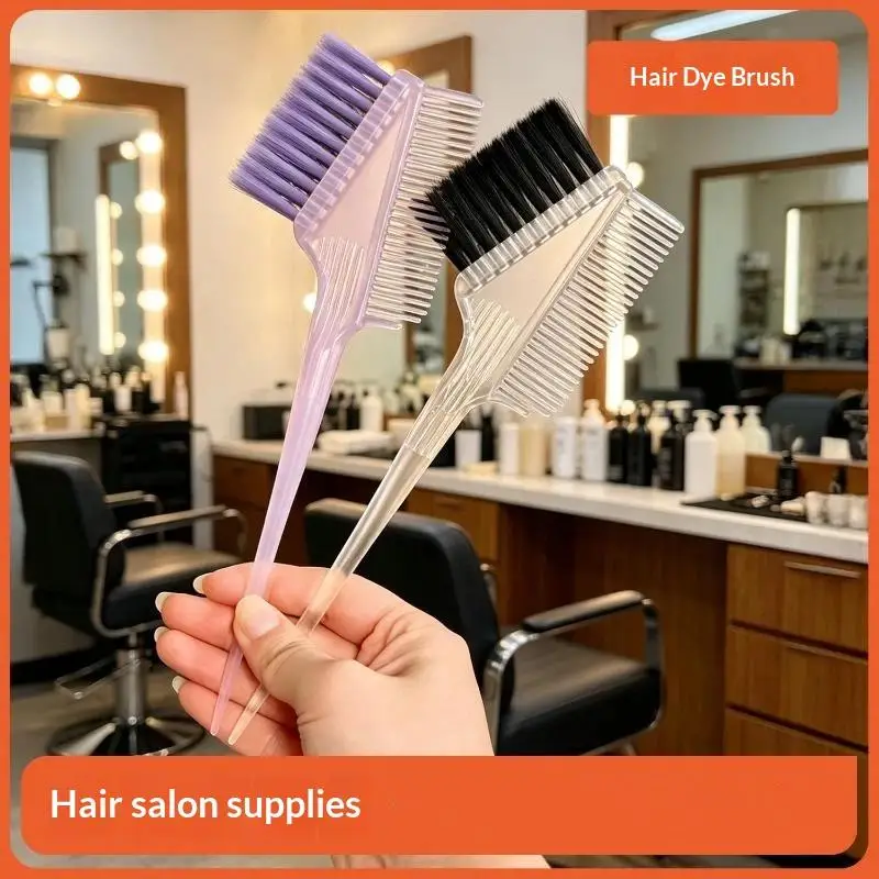 Professional Dye Hair Brush Salon Mini Non-slip Color Cream Brush Hair Coloring Brush Hair Dye Applicator Dust Brush