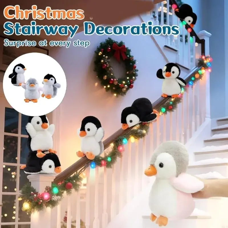 

6Pcs Penguins Stuffed Animal Keyring Plush Bag Charm Party Supply Christmas Decoration Kids Birthday Party Favor Supply 15UB