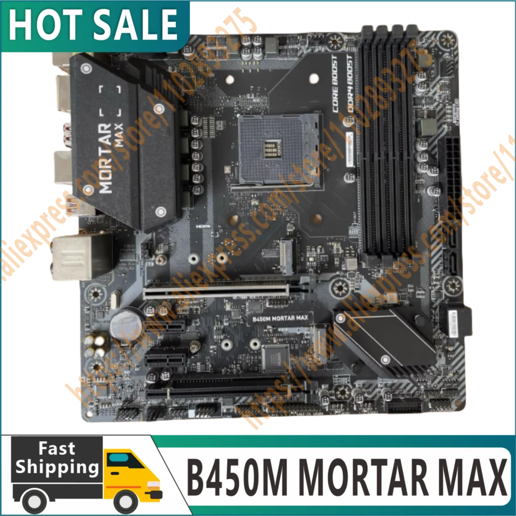 Socket AM4 Original B450M MORTAR MAX Motherboard 64GB DDR4 MicroATX Mainboard 100% Tested