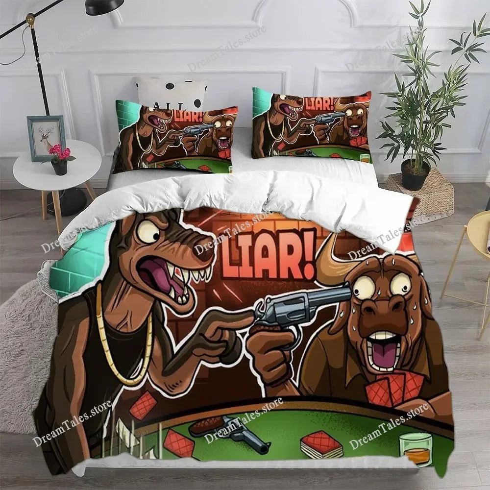 

New Game Liar's Bar Bedding Sets Quilt Bed Cover Comforter Duvet Cover Pillow Case Kids Adult Bedroom Decoration Luxury Gift