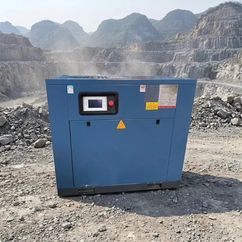 High Pressure Air Compressor Overheat Protection For Glass Metal Sandblasting Large Area Furniture Spray Painting Jobs