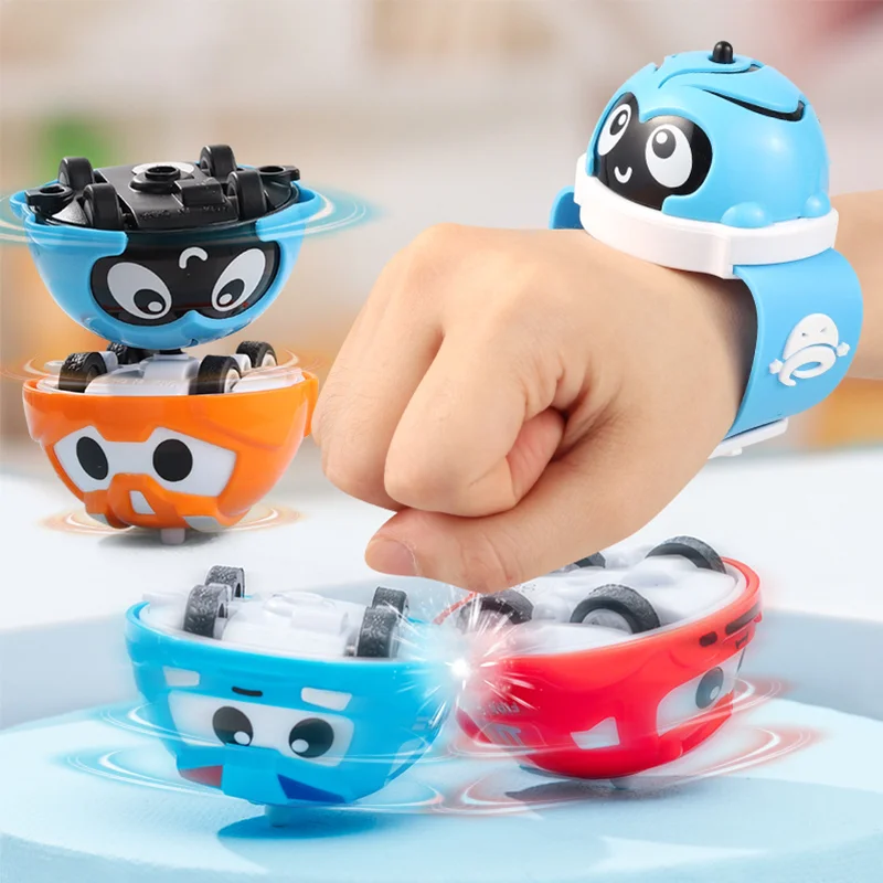 Kids' spinner car watches cartoon finger gyroscope watch multiplayer battle gyroscope toy children's puzzle board game toy gift