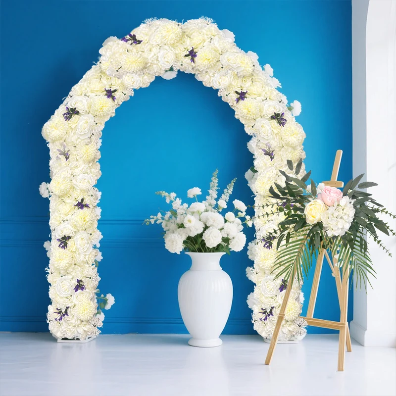

Ряд искусственных цветов для свадьбы, украшение дверной рамы, длинный цветочный ряд, арка, композиция на день рождения, семейный отель