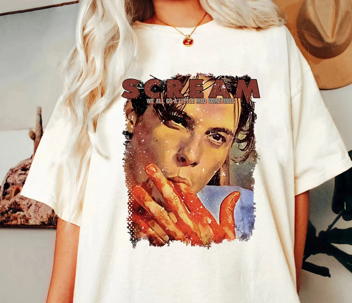 Scream Movie T-Shirt: Billy Loomis, Vintage 90s Horror Movie Merchandise Shirt