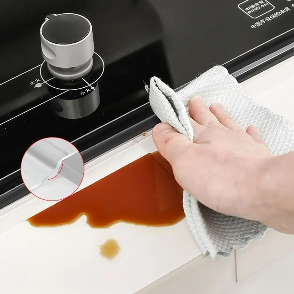 Self Adhesive Kitchen Sink Waterproof Sticker Waterproof Mould Proof Sink Bath Sealing Strip Transparent Printing Anti-mildew