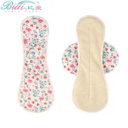 BIAI Reusable Menstrual Pads Breathable Sanitary Napkin Super Absorbent Sanitary Pad Anti-bacterial Sanitary Towel 14*34cm