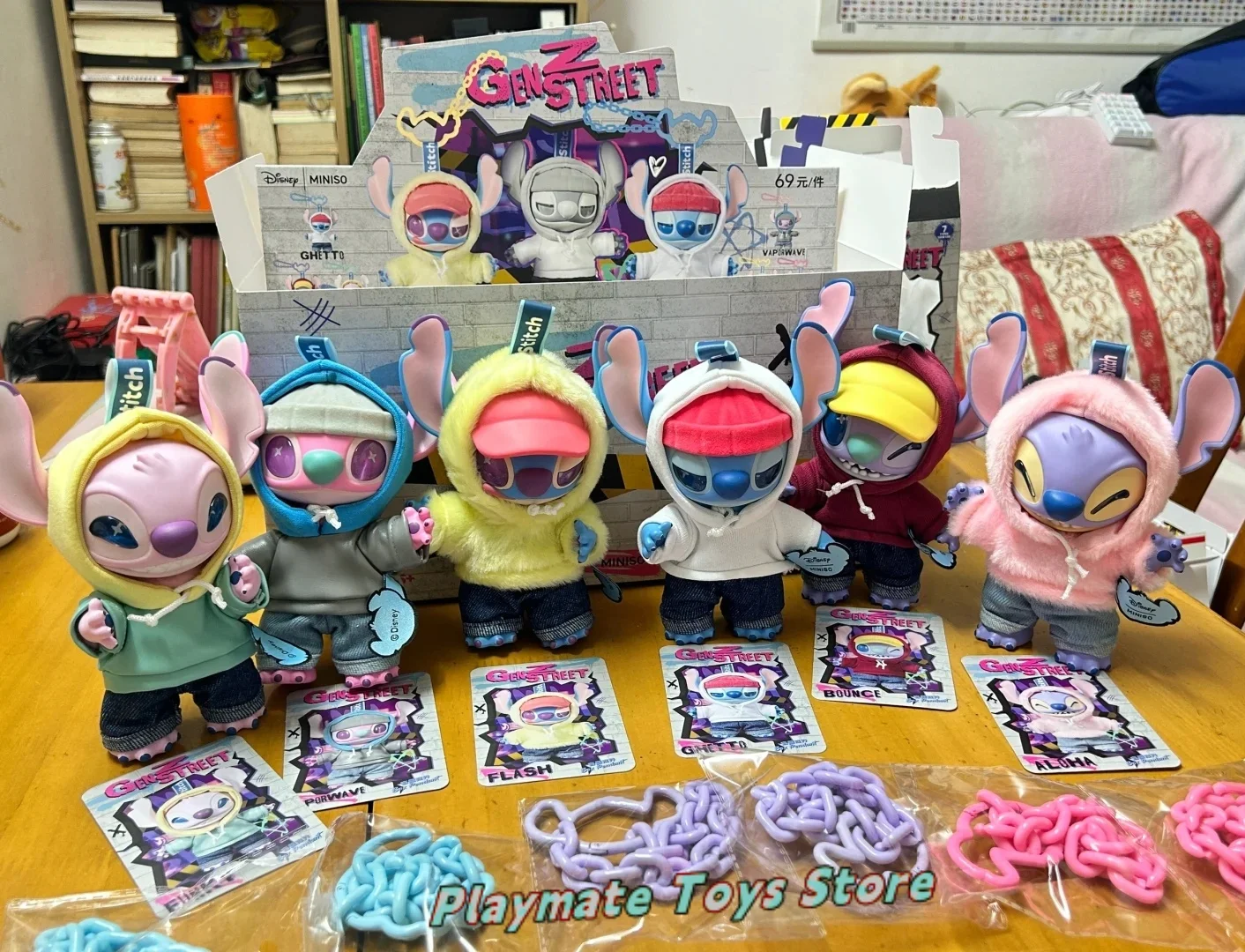 

Genuine Miniso Sti Genz Street Blind Box Vinyl Plush Series Of Trendy Toy Figurines And Ornaments A Mystery Box Trendy Toys Gift