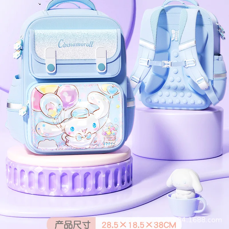 Sanrio Children's Student School Bag Backpack Backpack Lightweight New Air Cushion Cartoon School Bag My Melody Kuromi Gift