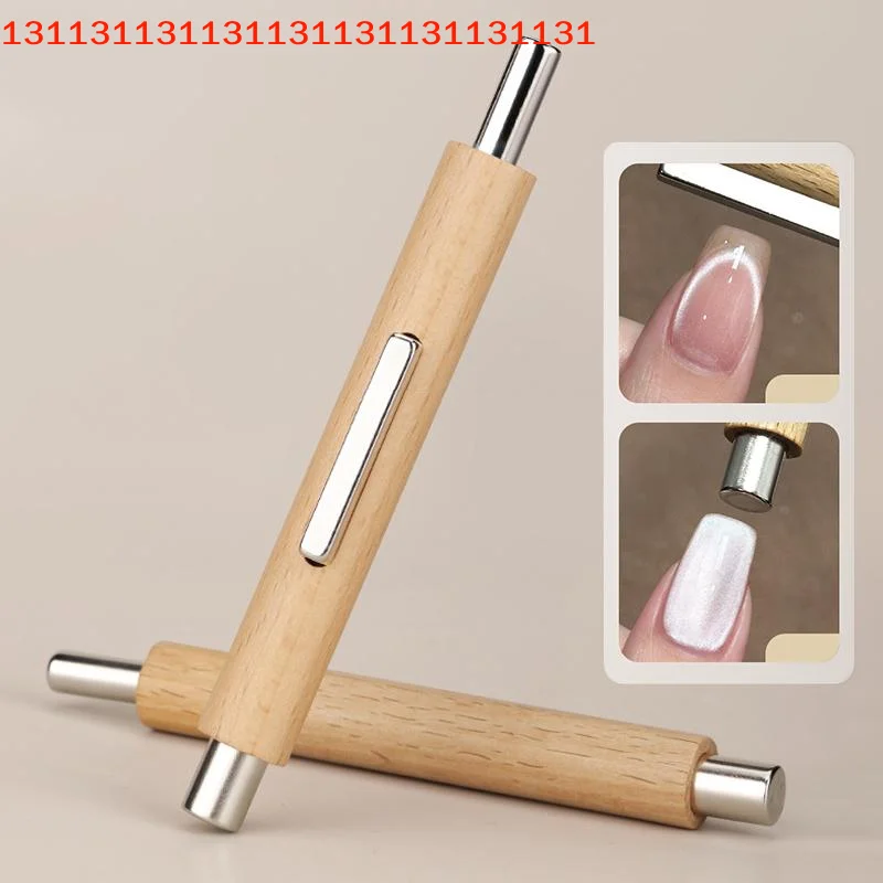 강력하고 두꺼운 자석 스틱 대형 원통형 DIY 매니큐어 디자인 3-in-1 다기능 캣아이 자석 네일 아트 도구