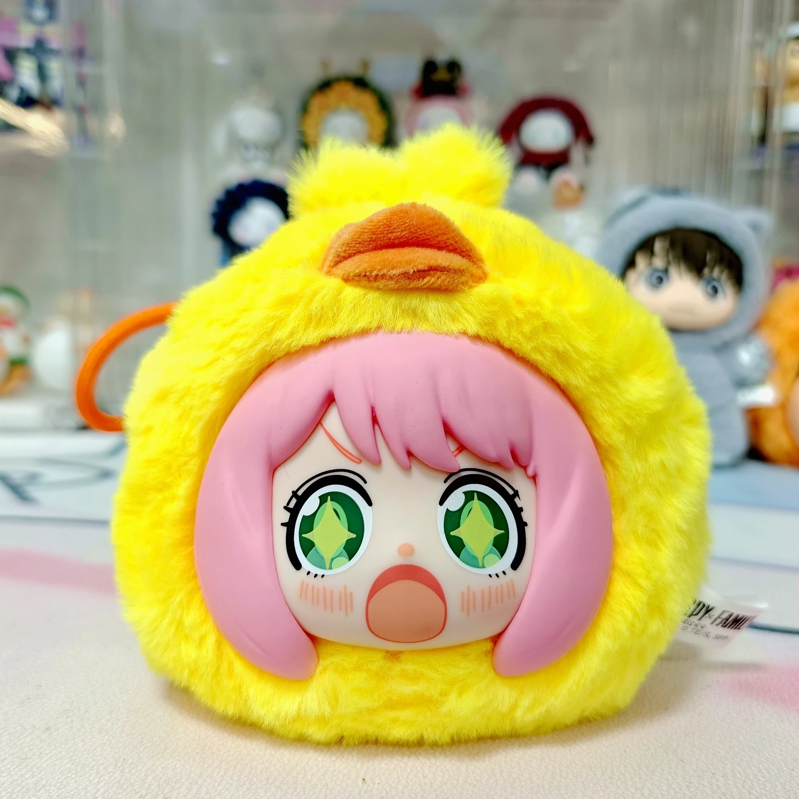 

Kawaii аниме Spy x Family Anya милая плюшевая игрушка мягкая сумка ключ кулон мультяшная кукла аниме периферийные декоративные подарки