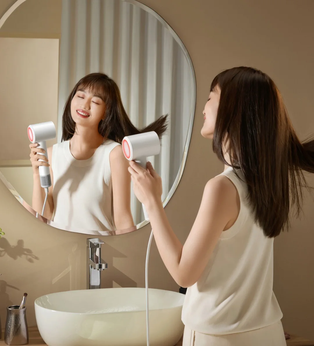 NEW MIJIA H501 SE High Speed Hair Dryer 62m/s Wind Speed Negative Ion Hair Care 110,000 Rpm Professional Dry 220V （CN Version）