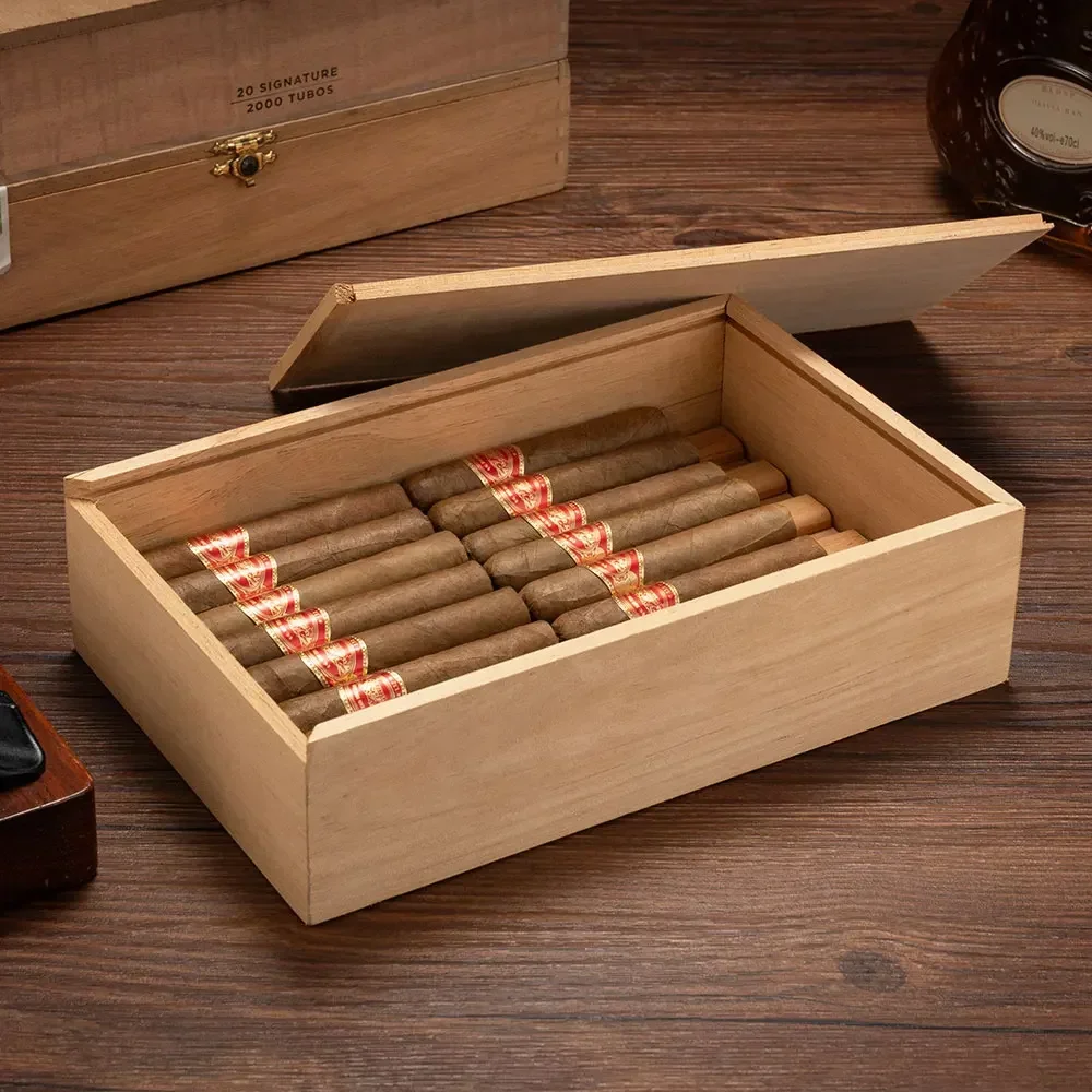 150PCS/50PCS Cigar Humidor Cigars Accessories Cigar Box Humidifier Portable Cases Accesories Professional Travel Humidors Cedar