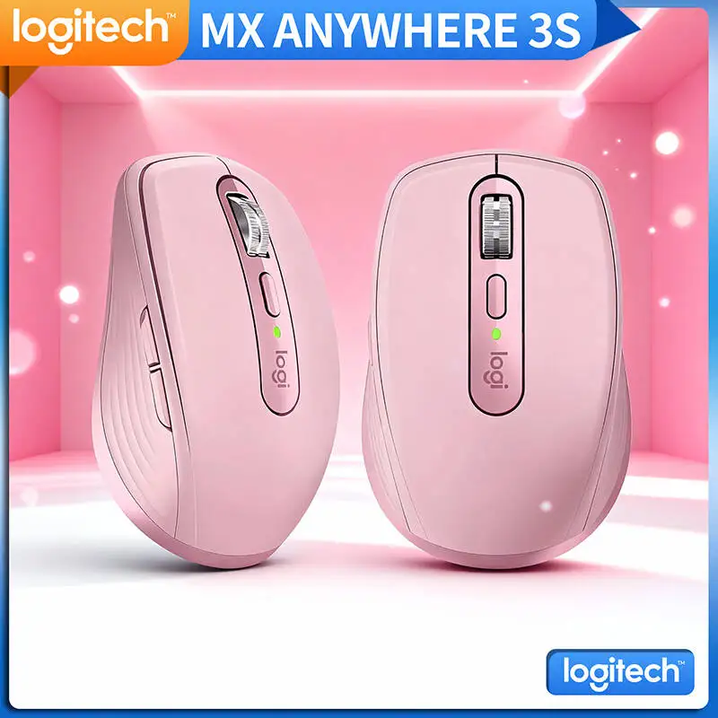

Logitech MX Anywhere 3S Wireless Bluetooth Mouse 8000 DPI Silent Click Rechargeable Ergonomic for Laptop PC Office Gaming Use