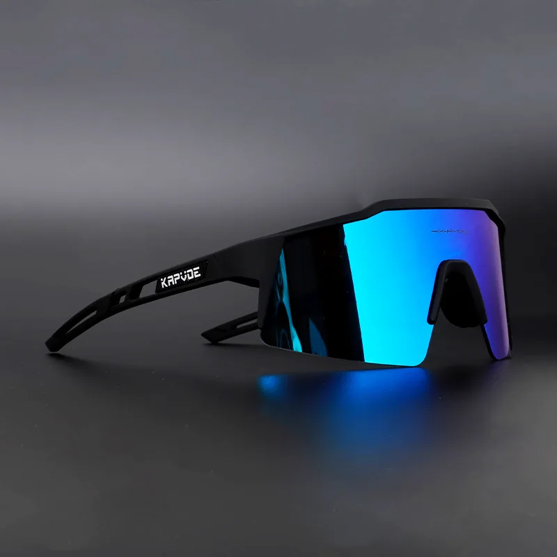 NONE Polarisierte Radfahren Brille 4 Objektiv 2025, Männer Frauen Sport Angeln Laufen Sonnenbrille Straße Mountainbike Brille MTB Fahrrad Brillen 5