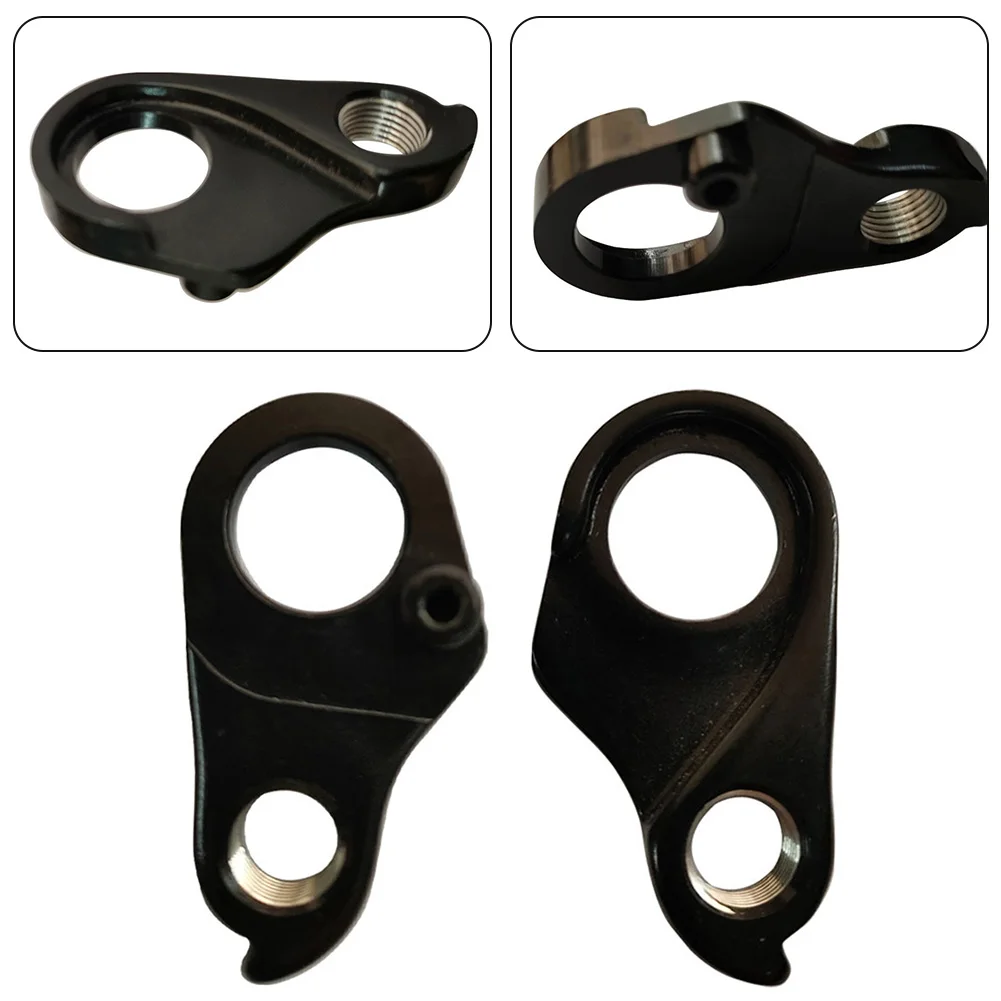 Gear Hanger Bicycle Derailleur Bicycle Bicycle Tail Hook Hanger Rear Hook MTB Aluminum Alloy Bike Rear Black High Quality