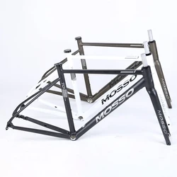 700C MOSSO 700TCS Road Frame Disc Brake Road Bike Aluminum Alloy Frame with Fork 12x142mm Thur Axle Frame Bicycle Parts