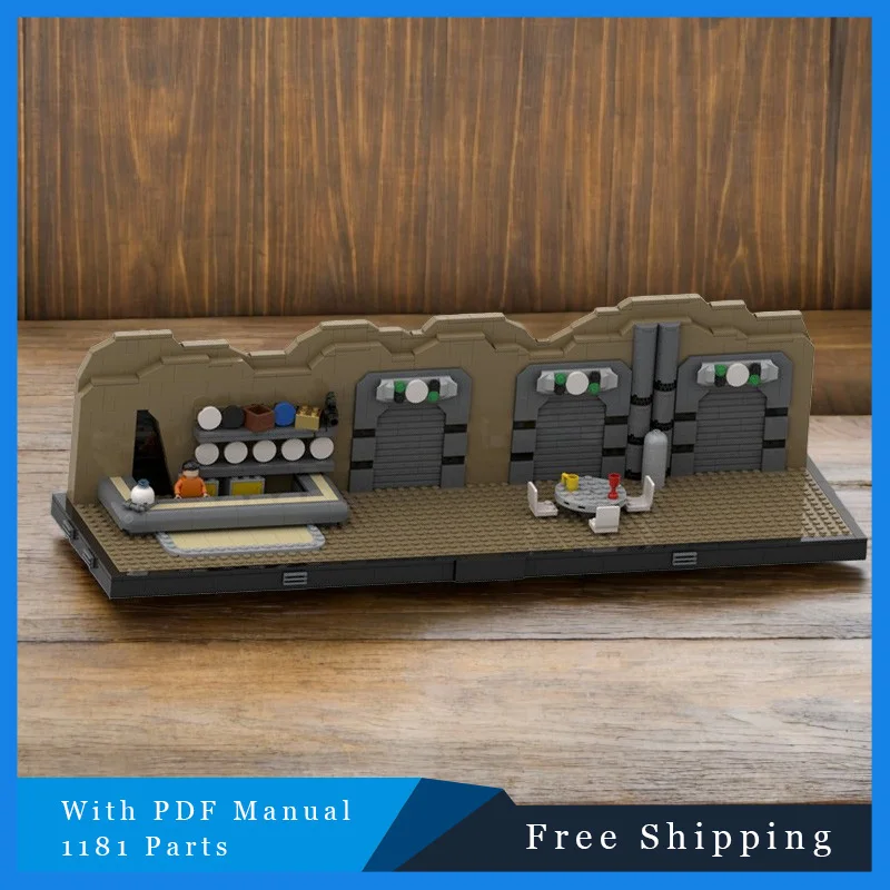 

1181 PCS Star Battle Series Legendary Tavern Modular Building Bricks Model Set For Children Assembly Display Toys Festival Gifts