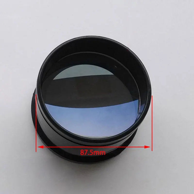 Metal Lens Hood with Objective Lens Holder Dust-proof Cover Solar Filter D80F500 Green Film Objective Lens for 80mm Telescope