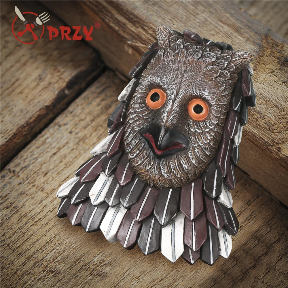 PRZY DW0047 Mold Silicones Owl Mask Painted Pendant Mask Mold Silicone Soap Mould Decoration Animals Resin Aroma Stone Moulds