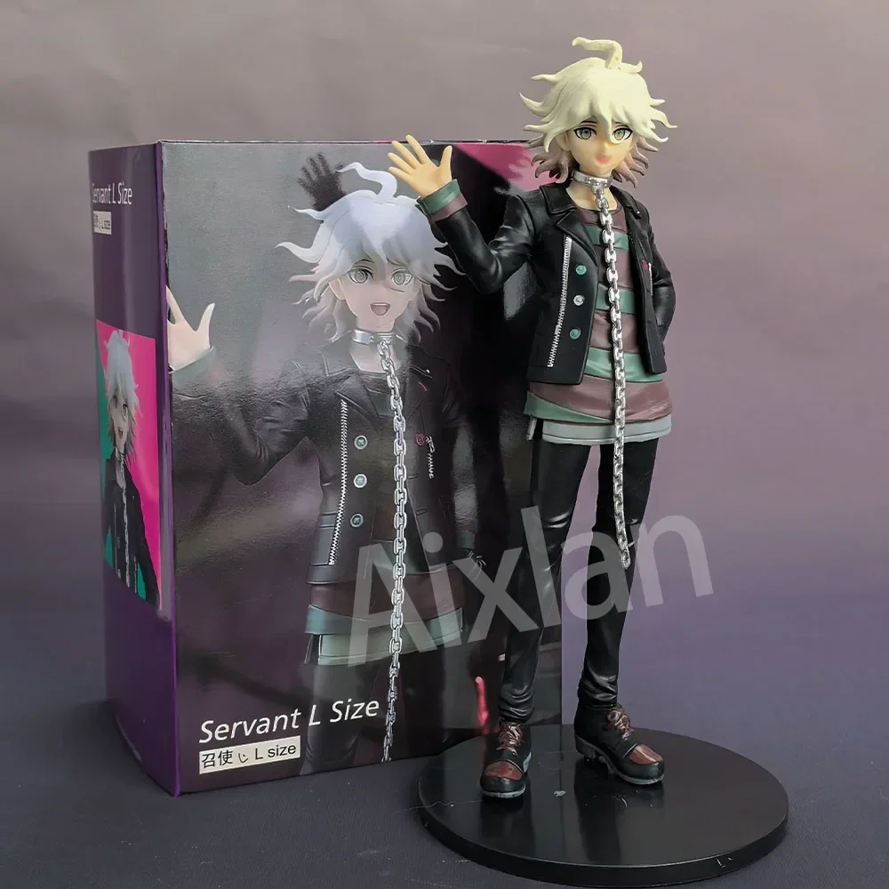 20 سنتيمتر Komaeda Nagito أنيمي الشكل Danganronpa 1 2 تحصيل عمل دمية لعبة صغيرة المنبثقة موكب