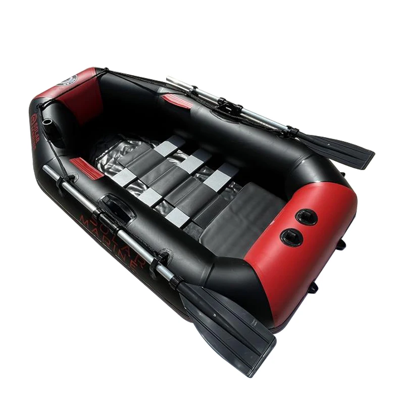 Solar Marine 0.7mm PVC Fishing Boat Single Inflatable Kayak Anti-Flood Rescue Dinghy Hovercraft Outdoor Diving Surfing