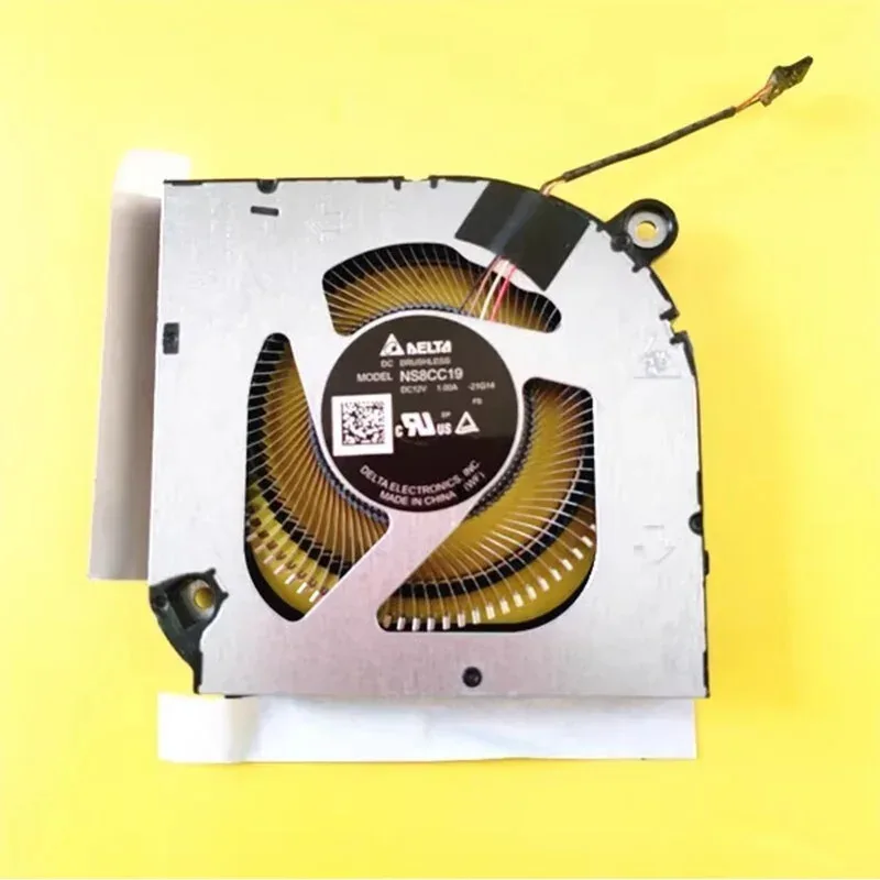 

New for Acer laptop n22c11 cooling fan ns8cc19-21g14 dc12v 1A metal leaf TT