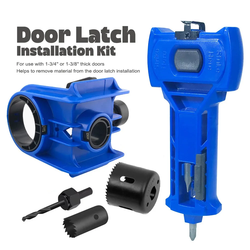 Woodworking Tool Set Spherical Lock Hole Opener Only for Wooden Doors+Door Latches Mortise and Tenon Hole Tool Sets