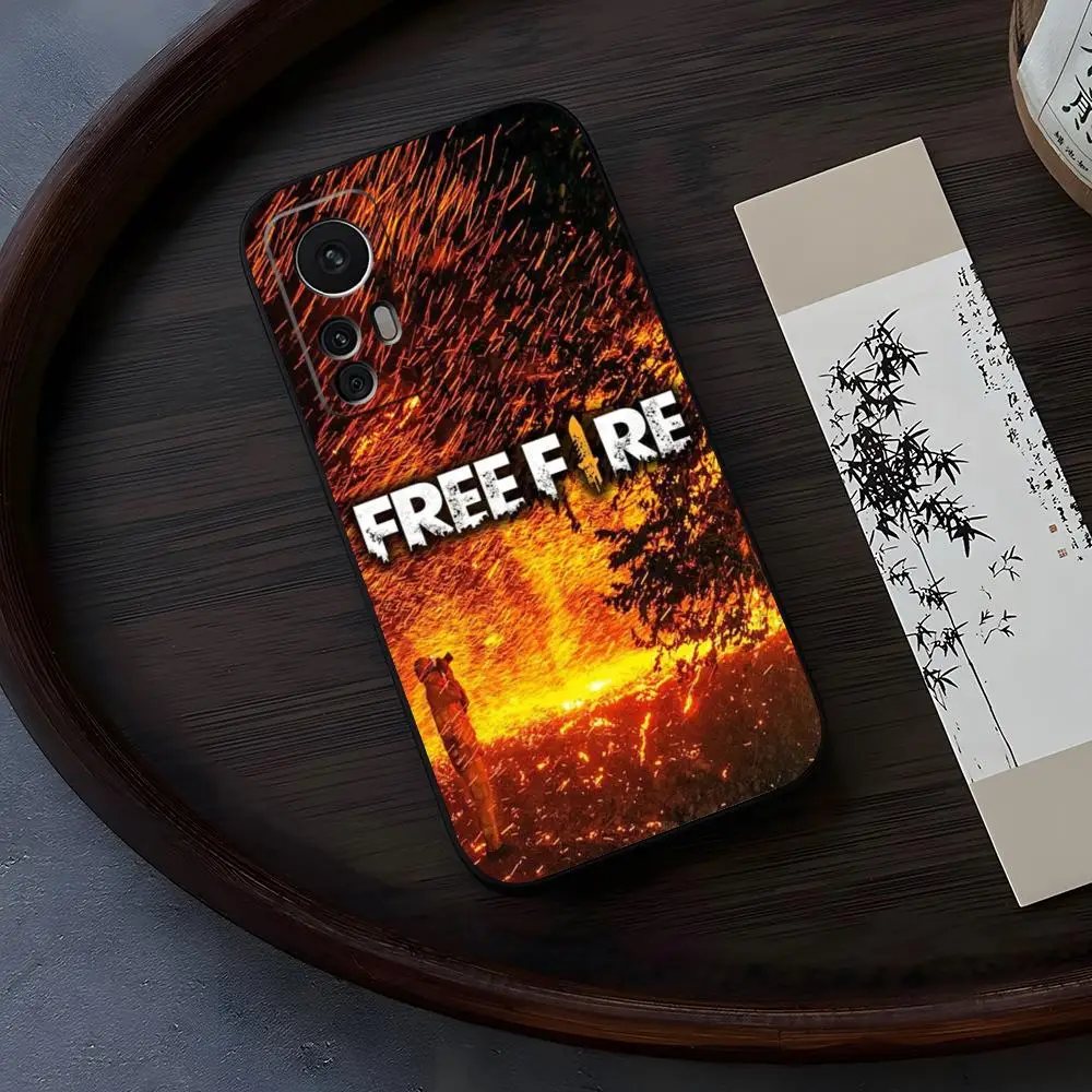 Free Fire Game Mouse Pad for Xiaomi 14 10 12tPro 12 13 11T Lite Ultra Redmi Note 13Pro 12 Fundas Cover