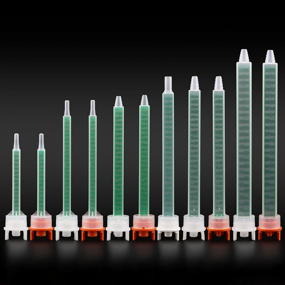 AB Static Mixing Nozzle 1:1 10:1, Epoxy Adhesive Mixing Tube, Liquid Mixer Nozzle for AB Adhesive Dispensing