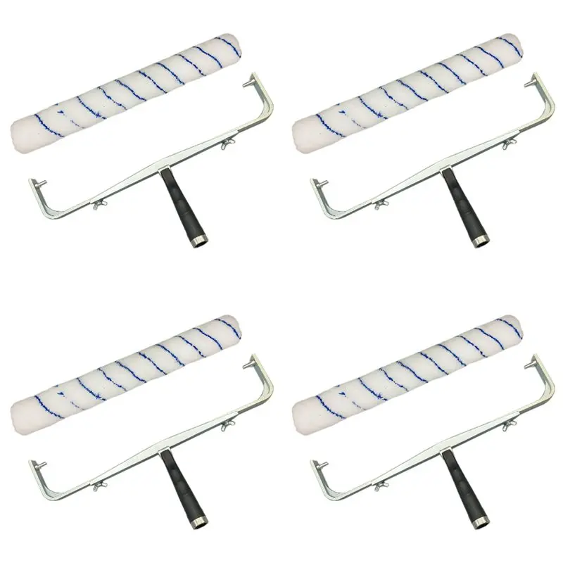 

【LAST CHANCE】4 комплекта, 18-дюймовая валиковая кисть для рисования, валиковая рамка из алюминиевого сплава, ручка для рисования, инструмент для декоративного дома, инструмент Sup