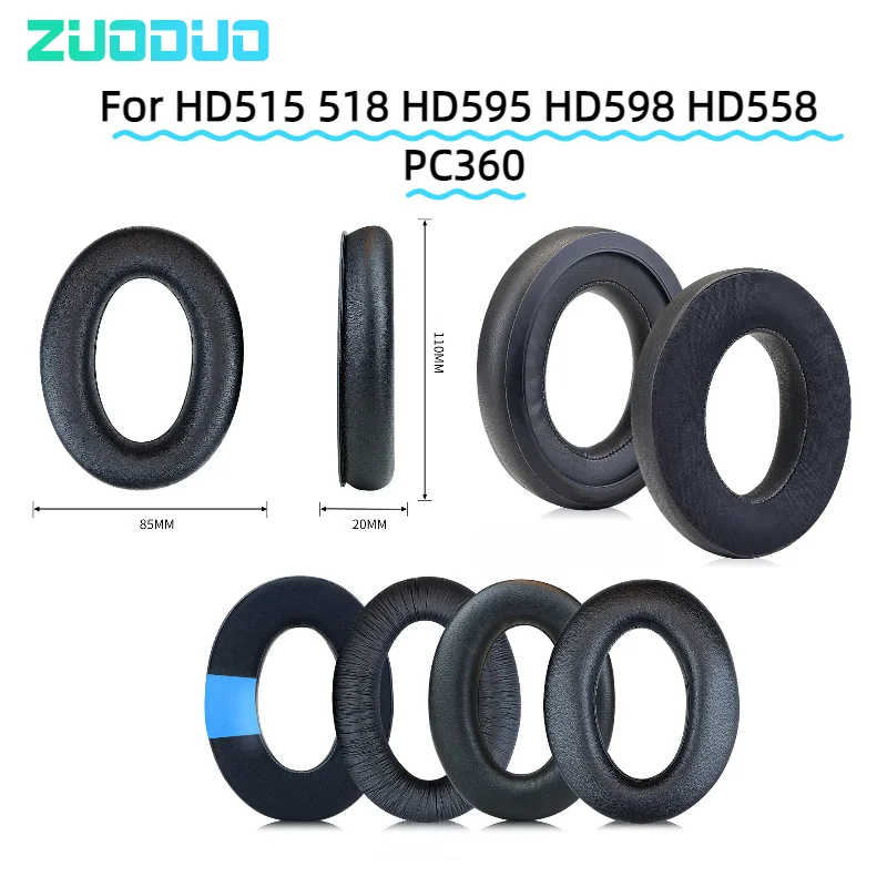 

Cooling Gel Earpads Compatible for Sennheiser HD 515 518 555 595 558Headphone Earpads Cushions