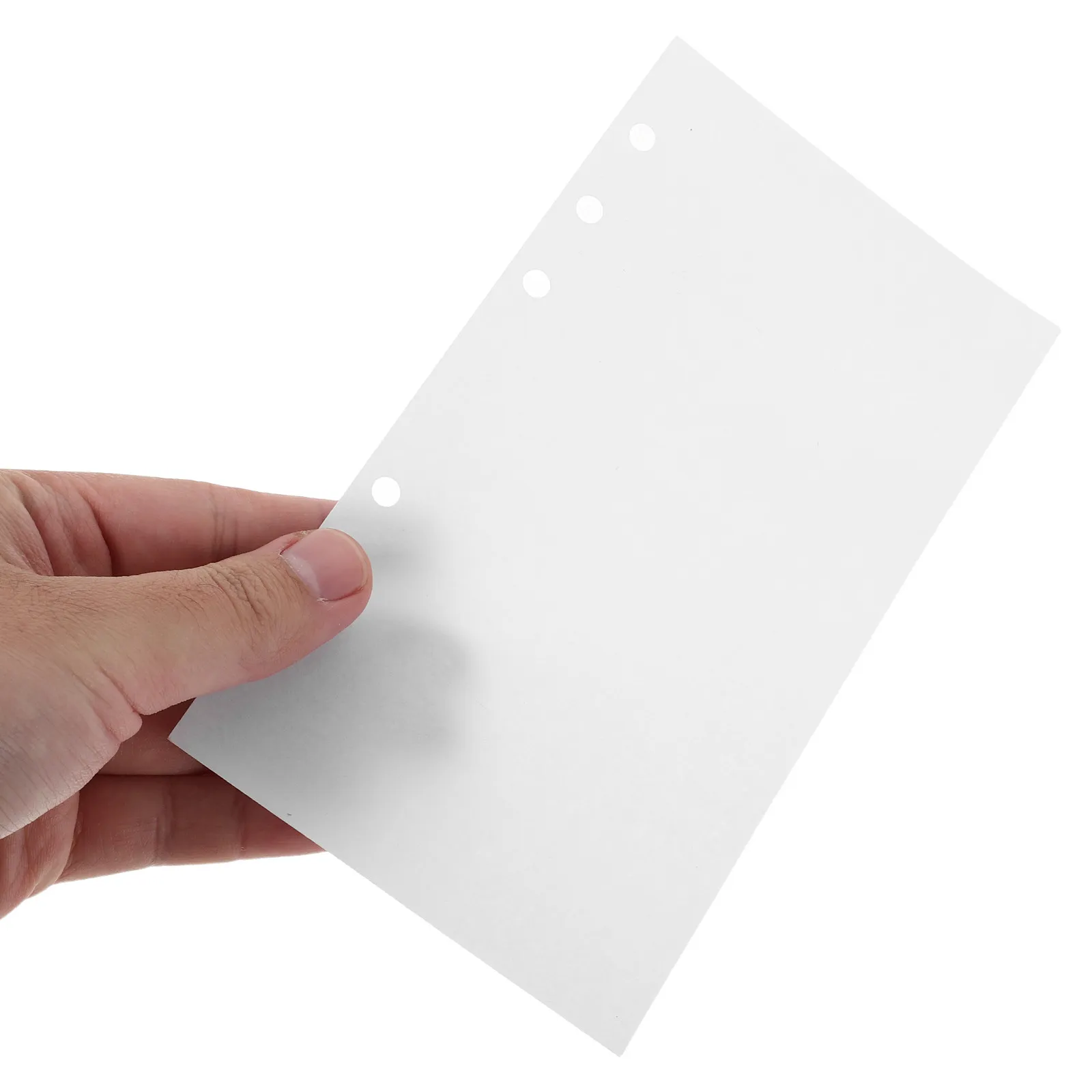 

50 листов чистой бумаги для переплета, формат А6, двусторонние вкладыши для 6-кольцевого альбома, многоразовый альбом для коллекционирования наклеек