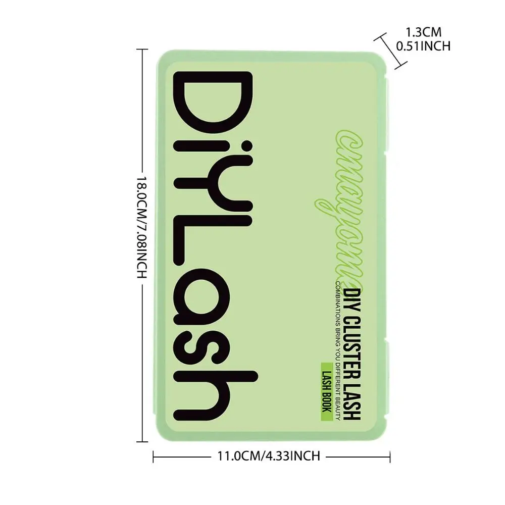 Cílios postiços individuais mistos, extensão de cílios de maquiagem, cílios postiços fofos, faça você mesmo, densos e segmentados