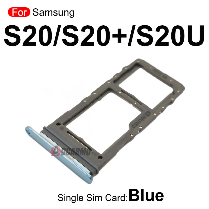 For Samsung Galaxy S20 Plus / S20U S20 Ultra Single &Dual SIM Card Sim Tray Slot Holder Replacement parts