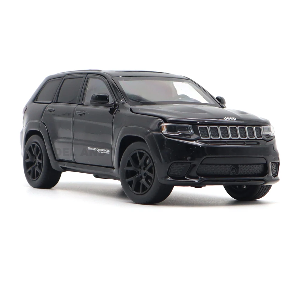 1/32 Grand Cherokee Trackhawk JKM Diecast Model Toys CAR for Kids Sound Light Boys Girls Gifts