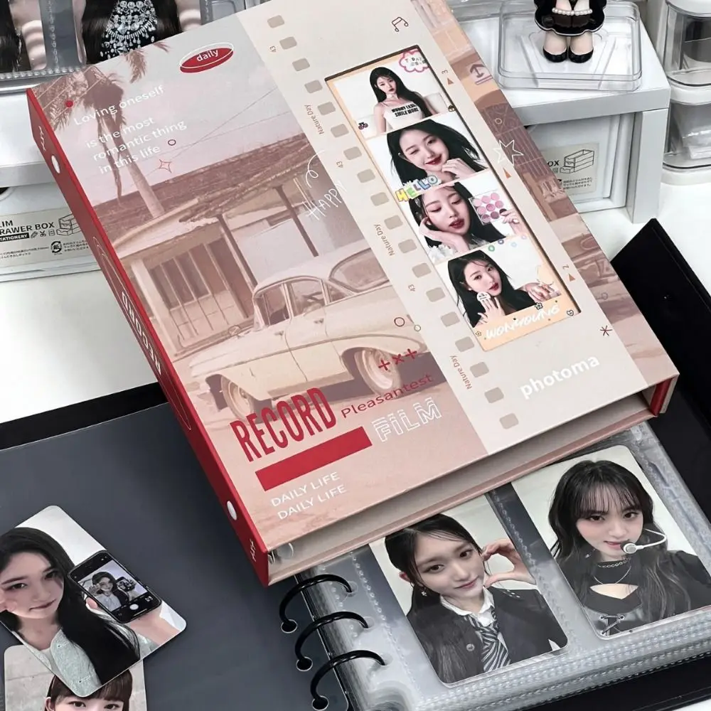 

Обложка для альбома A5 Kpop, Обложка для фотокарточек, книга, магнитная притягательная ретро-Обложка для блокнота a5 Idol, фотообложка